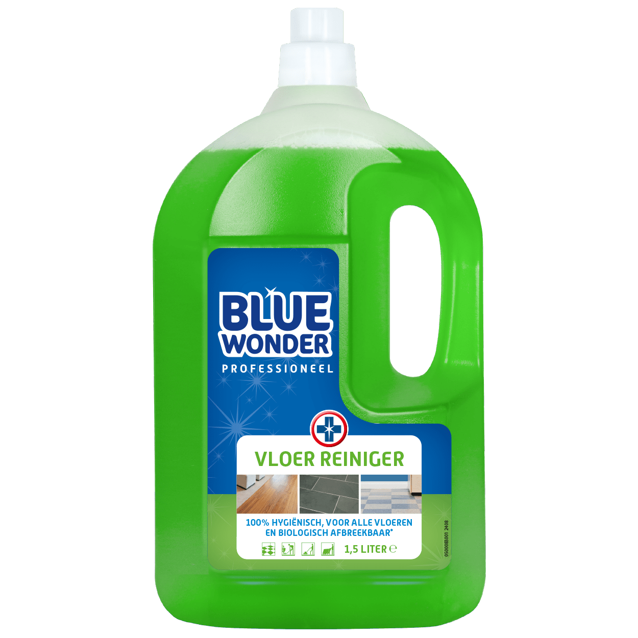 8712038000083 Blue Wonder Vloerreiniger Professioneel 1500ml 2024 08 20 front