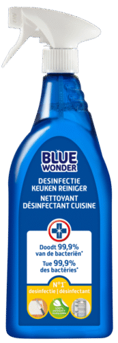 8712038000533 Blue Wonder Desinfectie Keukenreiniger 750ml spray 2023 07 31 front