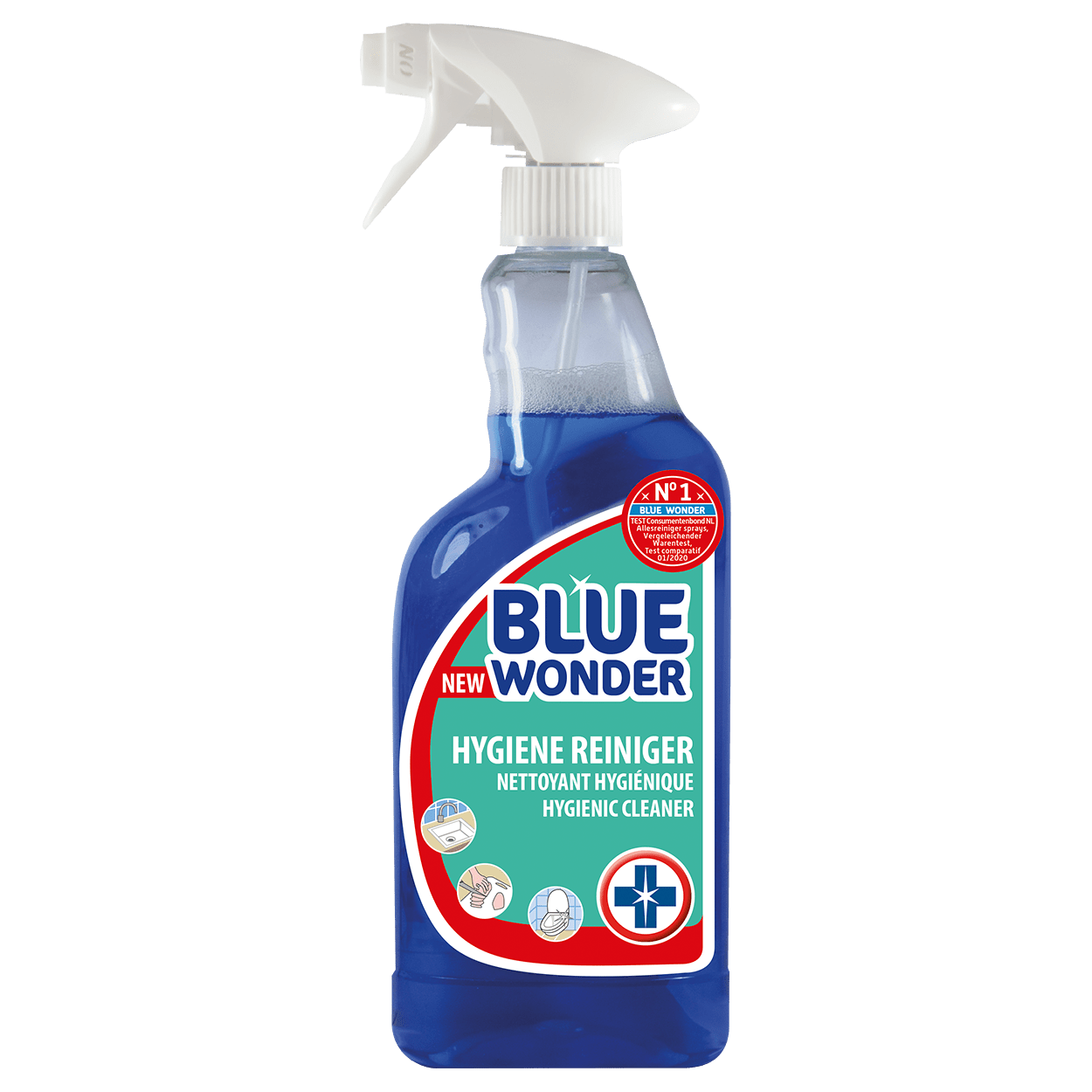 Removes grease, dirt and all kinds of stains (even from clothing). Can be used to clean doors, kitchen, bathroom, countertop, extractor hood, cupboards, windows, mirrors, car rims, wood and garden furniture, to name a few. Ready for use. Ideal for quick, daily cleaning jobs.
