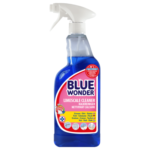 8712038000854 Blue Wonder International Kalkreiniger Spray front
