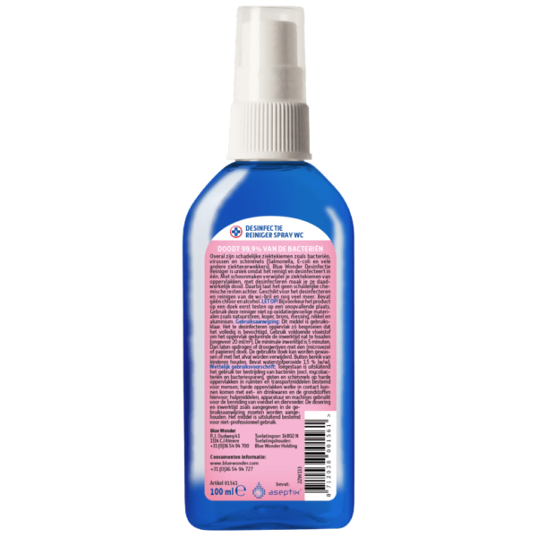 8712038001561 Blue Wonder Desinfectie spray WC 100ml 2022 03 30 1 W