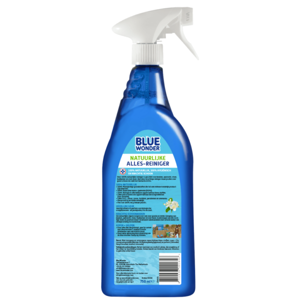 8712038001646 Blue Wonder Natuurlijke Alles reiniger 750ml spray 2020 07 01 back 3