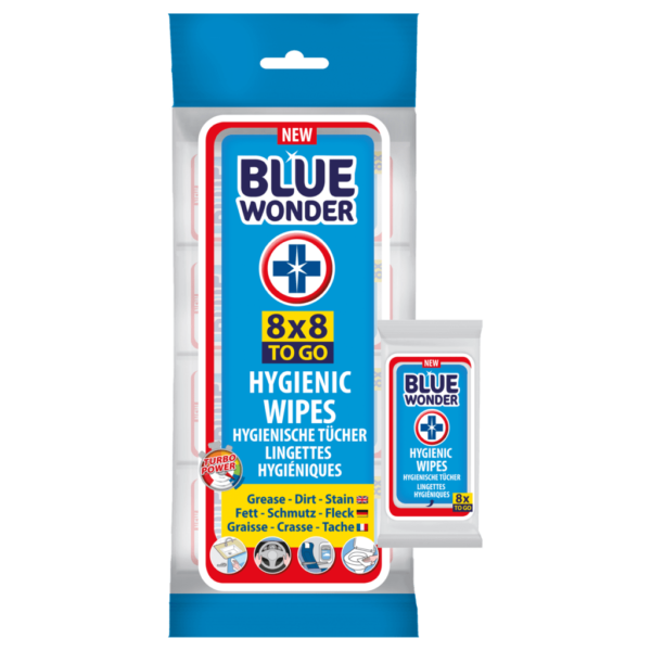 Hygienic wipes 8x8
