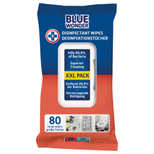8712038002537 Blue Wonder Disinfectant wipes 80wipes front 1