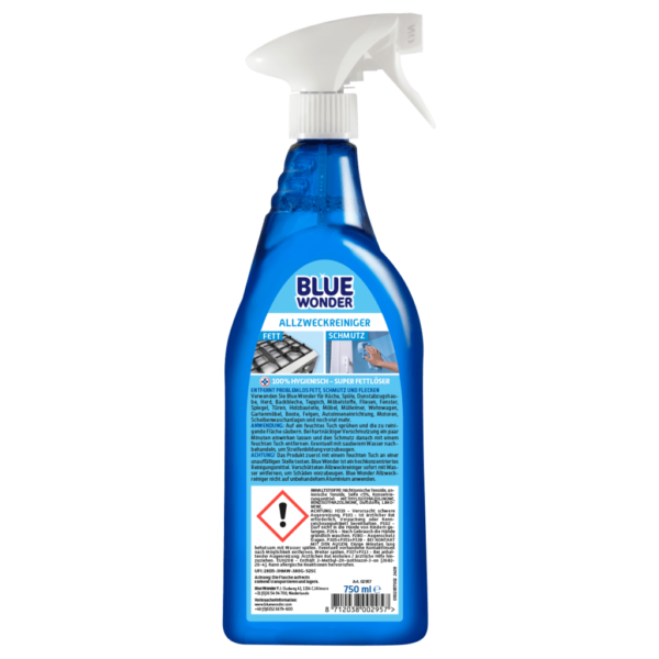 8712038002957 Blue Wonder Allzweckreiniger 750ml spray DE back