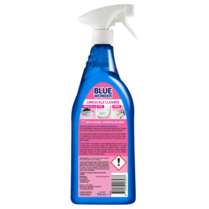 8712038003273 Blue Wonder Limescale cleaner 750ml spray UK back