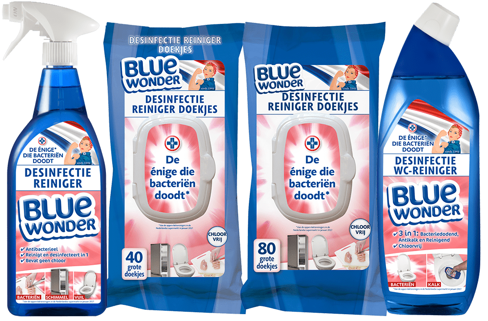 Introduction de la gamme de produits Blue Wonder Disinfection
