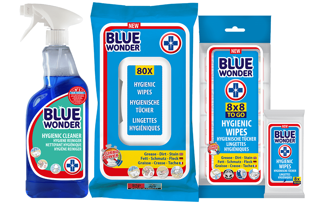 blue wonder hygiene products block