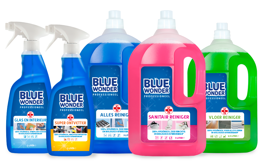 blue wonder productblok professionele reinigers 2020 groot blue wonder productblok professionele reinigers 2020 groot